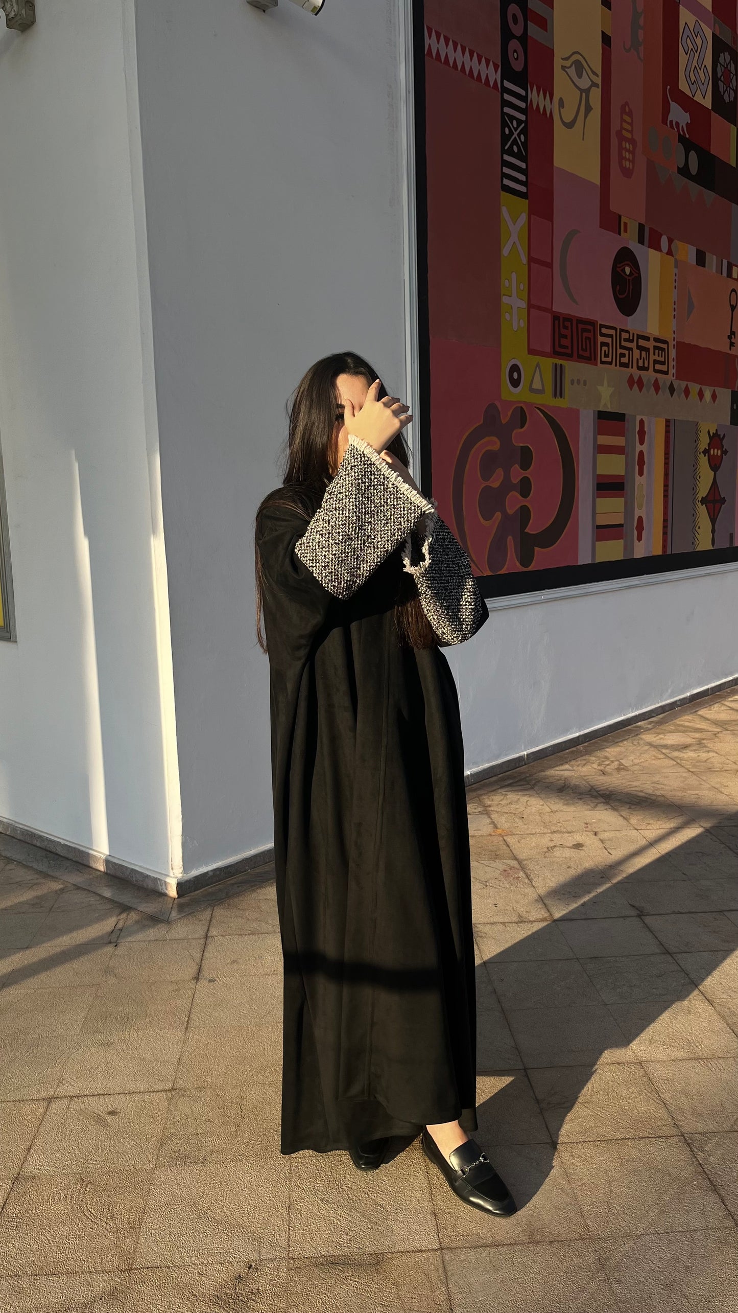 Tweed Abaya