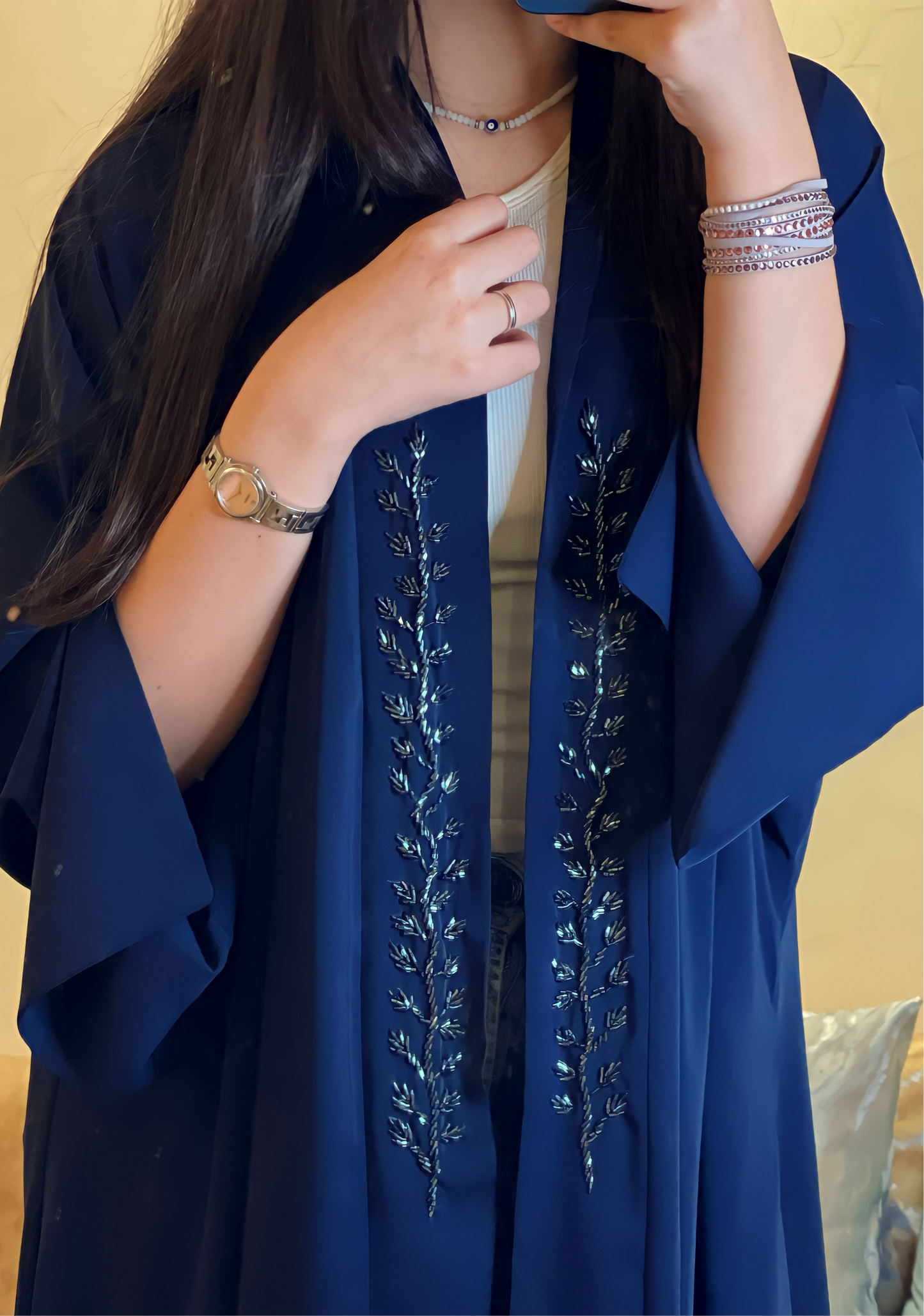 Riad Glam Abaya | Dark Blue