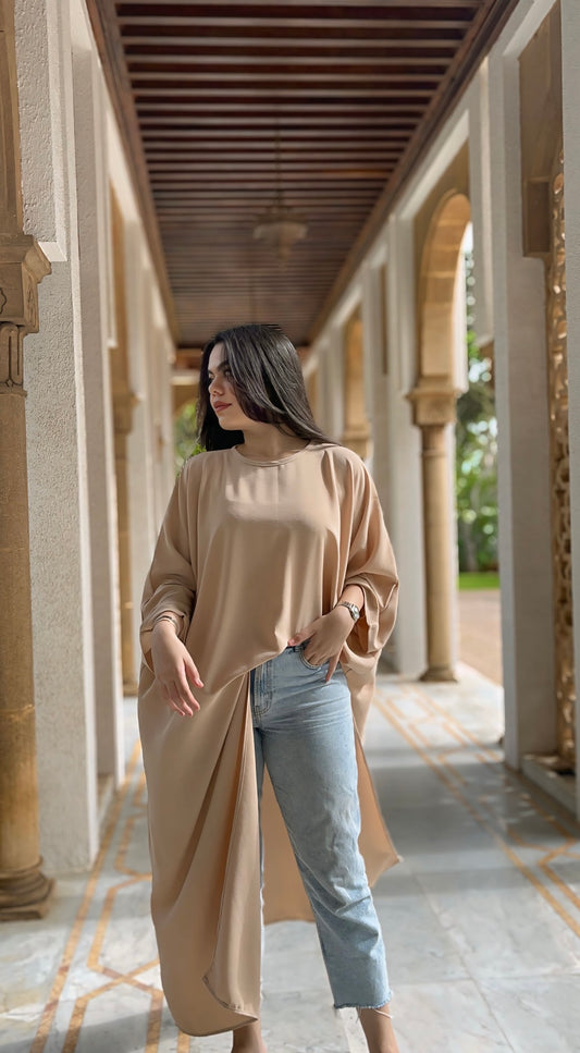 Esma Abaya Dress | Beige