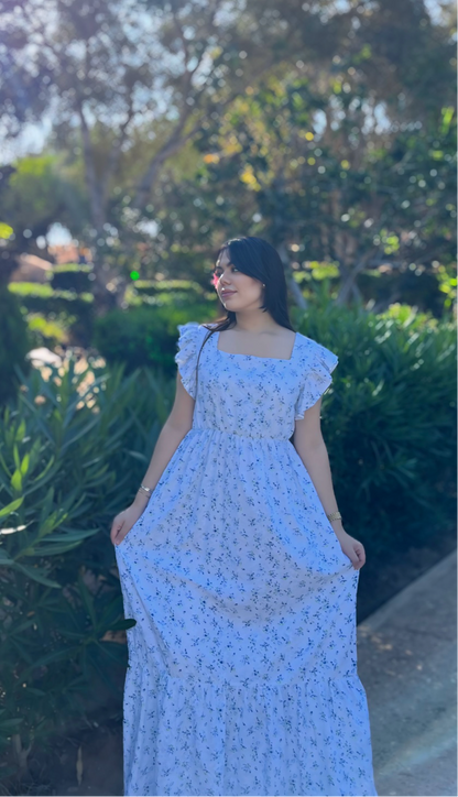 Flower Dress | Light Blue