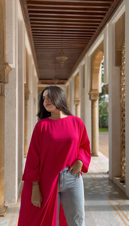 Esma Abaya Dress | Pink