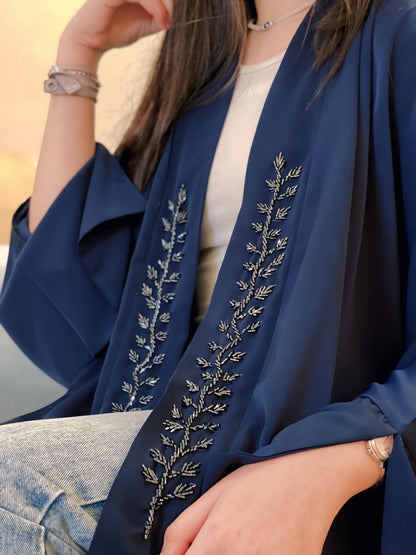 Riad Glam Abaya | Dark Blue