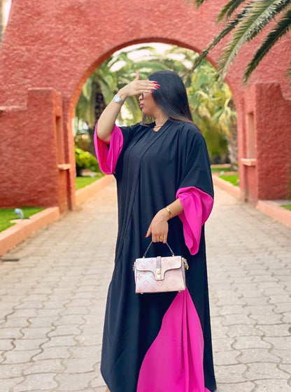 Pink Breeze Abaya